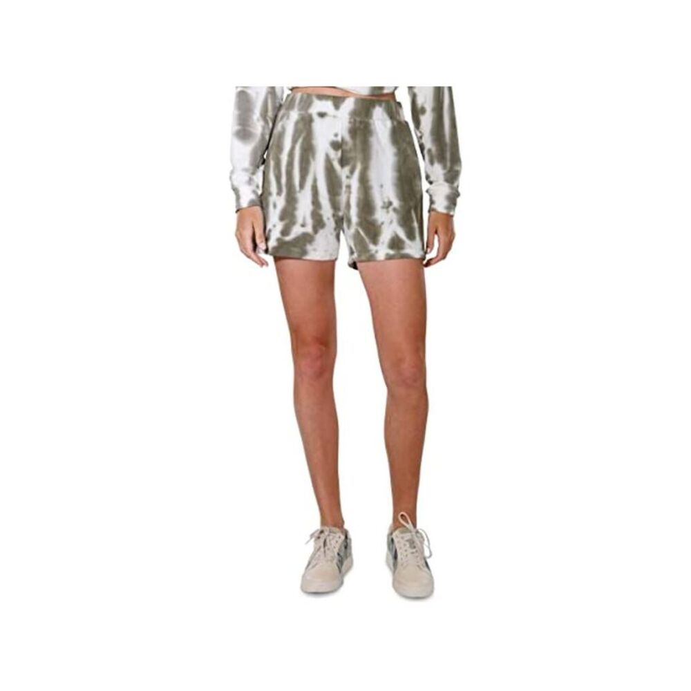 SANCTUARY Womens Green Pocketed Pull-on Tie Dye Shorts S